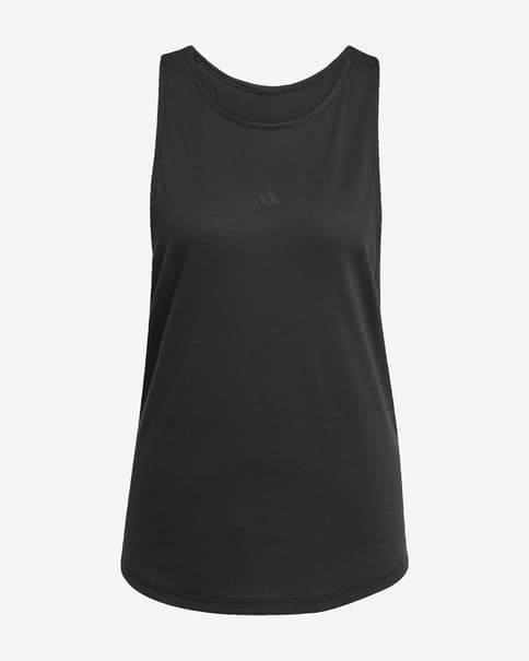 Camiseta adidas Yoga Essentials tirantes negro puro mujer