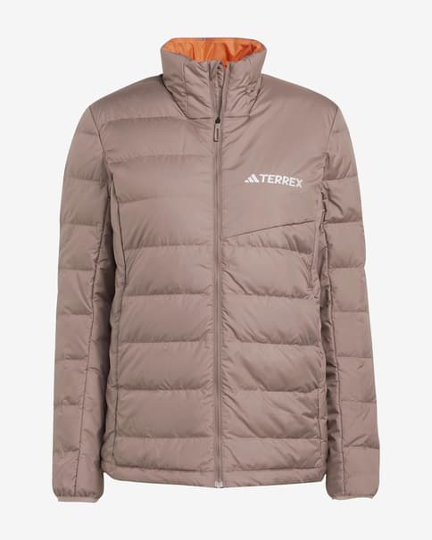 Chaqueta adidas Terrex Multi Light Down marrón claro mujer