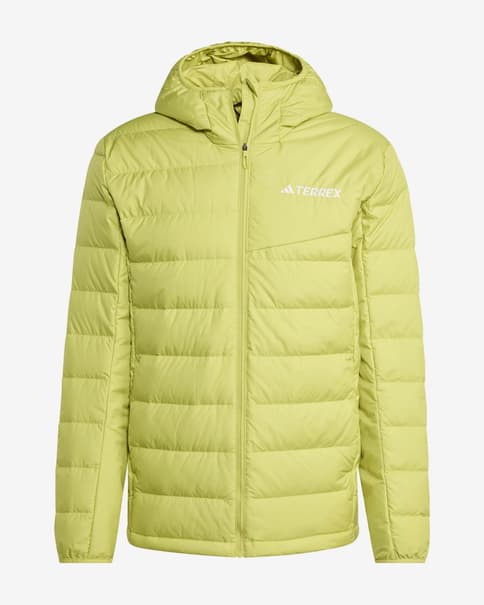 Chaqueta con capucha adidas Terrex Multi CLIMAWARM verde amarillento