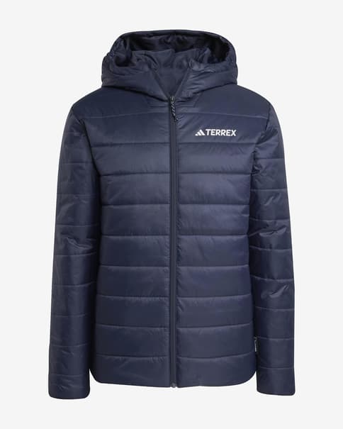 Chaqueta con capucha adidas Terrex Multi Essentials CLIMAWARM Insulated azul oscuro