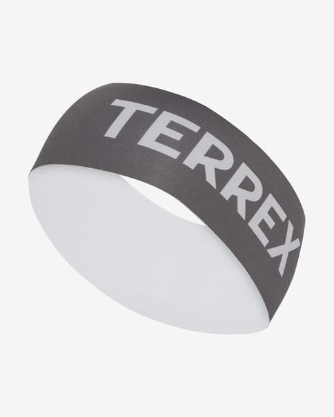 Cinta para la cabeza adidas Terrex Climacool gris blanco