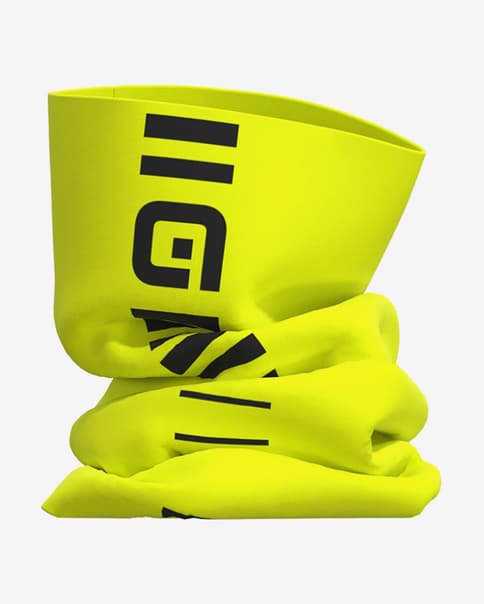 Tubular Alé Identity amarillo fluor negro