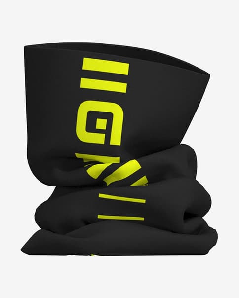 Tubular Alé Identity negro amarillo flúor