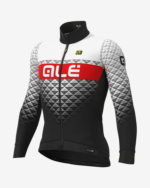 Maillot Alé Hexa DWR manga larga negro blanco