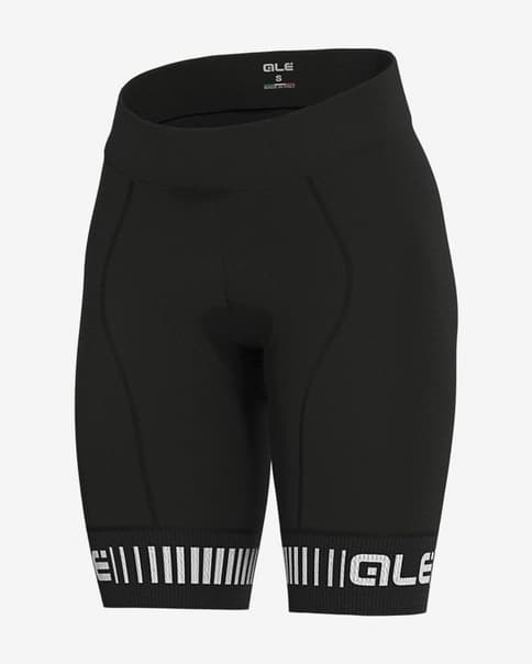 Culote sin tirantes Alé Strada negro blanco mujer
