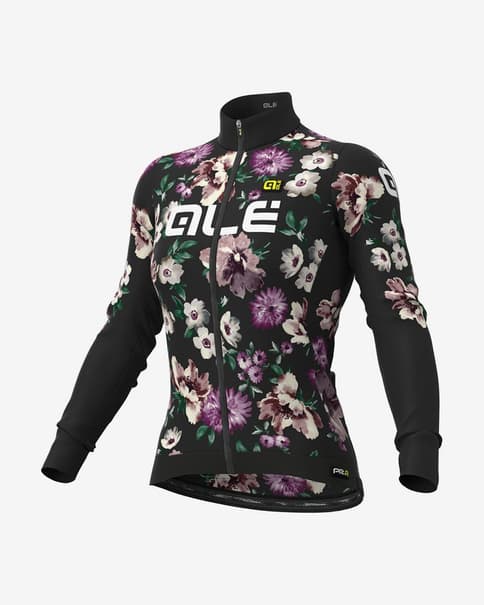 Maillot Alé Fiori manga larga negro mujer