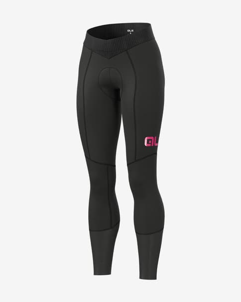 Culote largo sin tirantes Alé R-EV1 Future Warm negro rosa fluor mujer