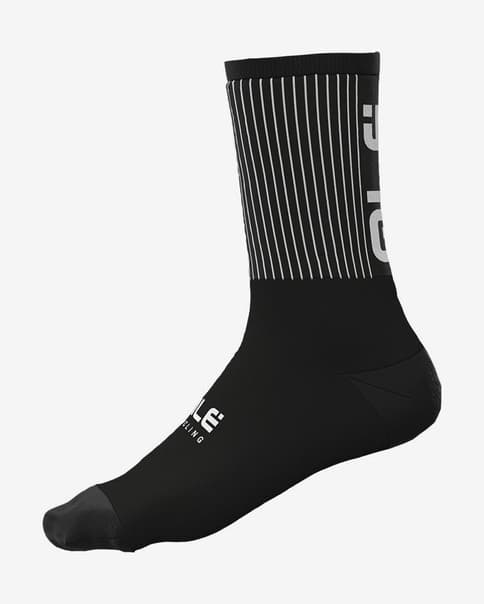 Calcetines Alé Fence PrimaLoft negro blanco