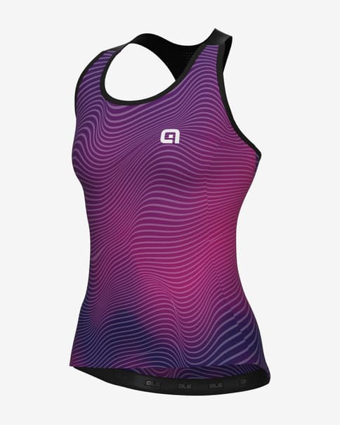 Maillot Alé PRAGMA Onda tirantes lila mujer