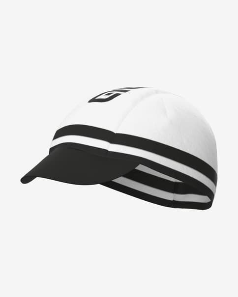 Gorra Alé Line blanco negro