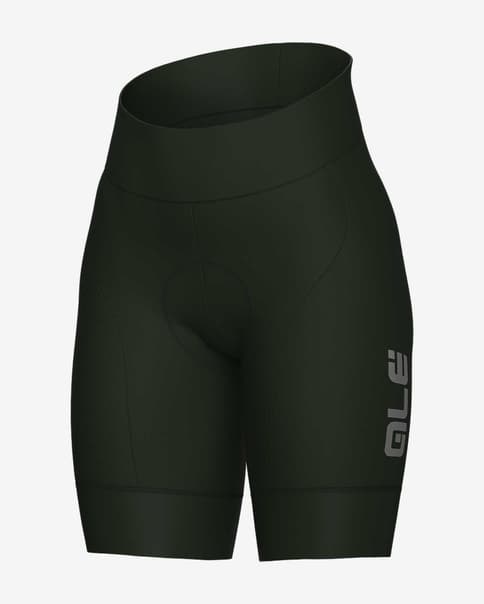Culote corto térmico sin tirantes Alé PR.E Magic Colour verde oscuro mujer