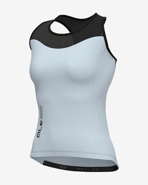 Maillot Alé PRAGMA Color Block tirantes blanco negro oscuro mujer