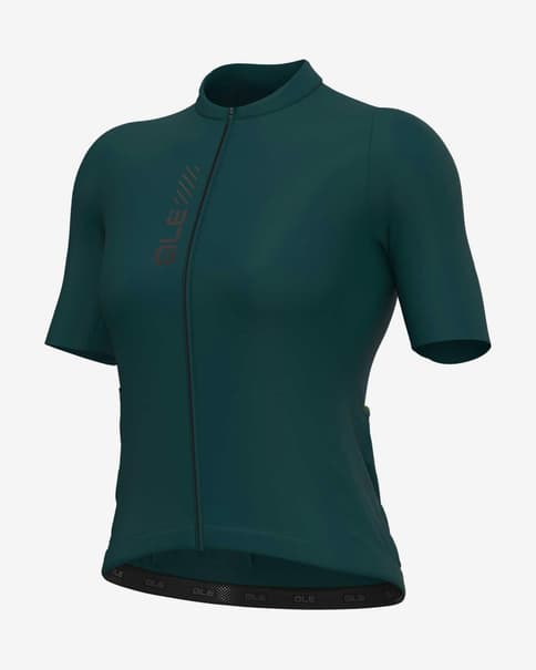 Maillot Alé PRAGMA Color Block Off Road manga corta verde hoja mujer
