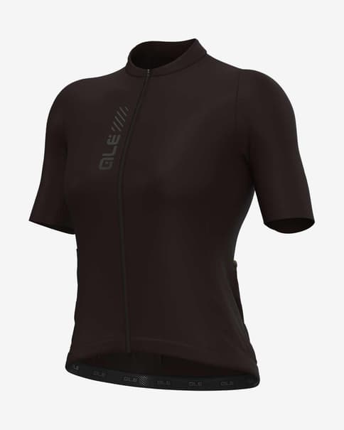 Maillot Alé PRAGMA Color Block Off Road manga corta marrón cacao mujer
