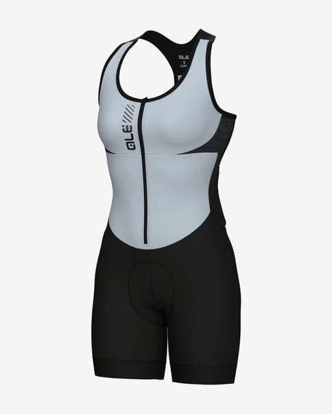 Traje integral Alé PRAGMA Color Block corto blanco negro oscuro mujer