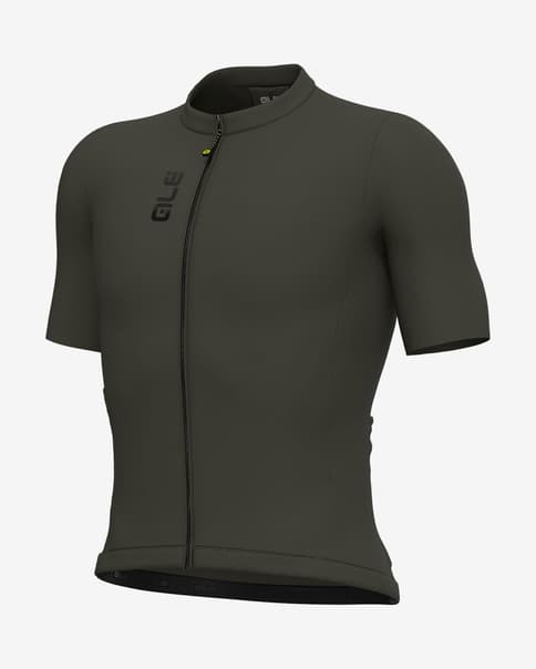 Maillot Alé PRAGMA Block Off-Road manga corta verde oscuro