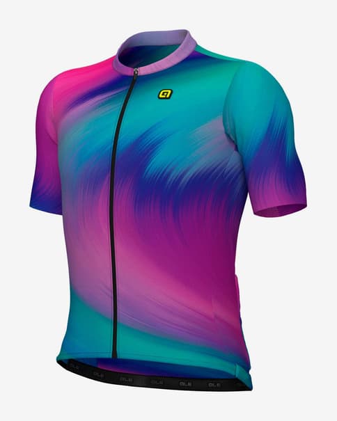 Maillot Alé PR-E Aurora manga corta lila azul multicolor