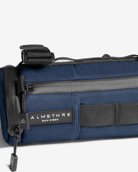 Bolsa de manillar Almsthre Compact azul oscuro