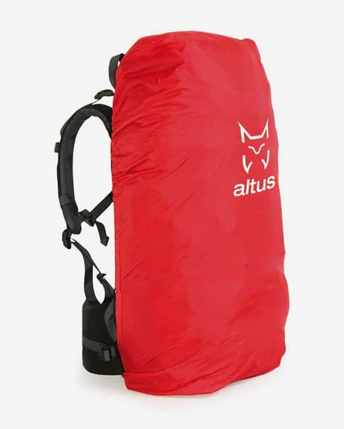 Funda impermeable para mochilas Altus 60L - 90L rojo