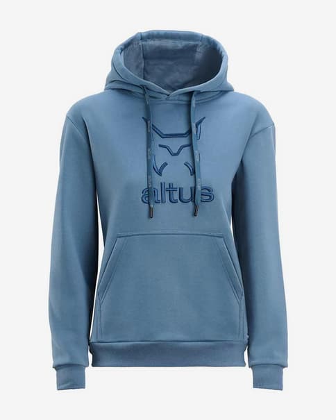Sudadera con capucha Altus Karnac Z80 azul mujer