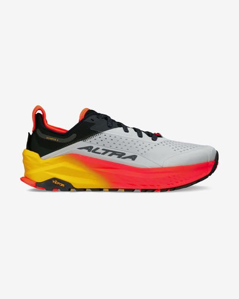 Zapatillas Altra Olympus 6 gris rojo amarillo