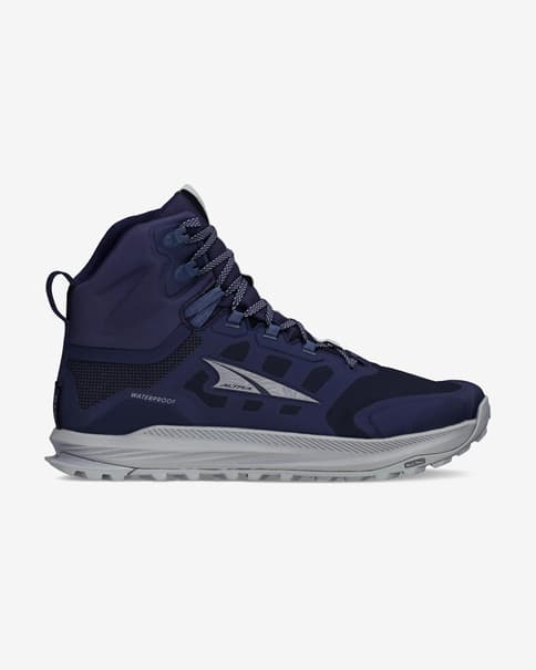 Botas Altra Lone Peak 9 Waterproof Mid azul marino gris
