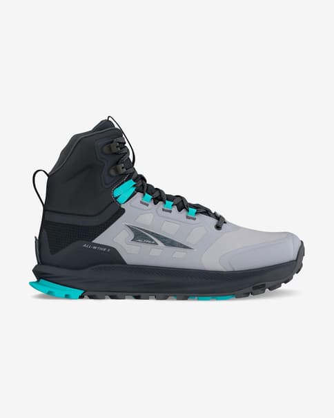 Altra Lone Peak 9 Waterproof Mid Damen Wanderschuhe schwarz/grau