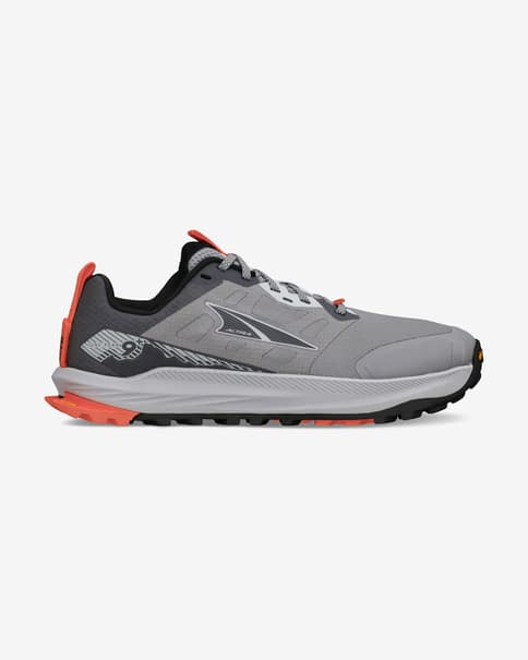 Zapatillas Altra Lone Peak 9+ gris cemento naranja mujer