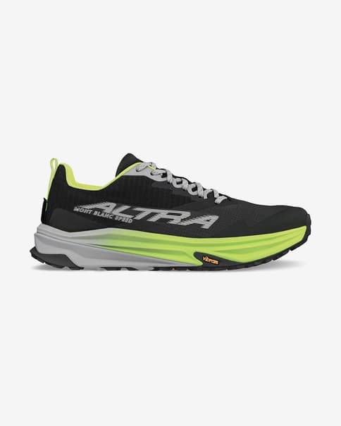 Zapatillas Altra Mont Blanc Speed negro verde lima