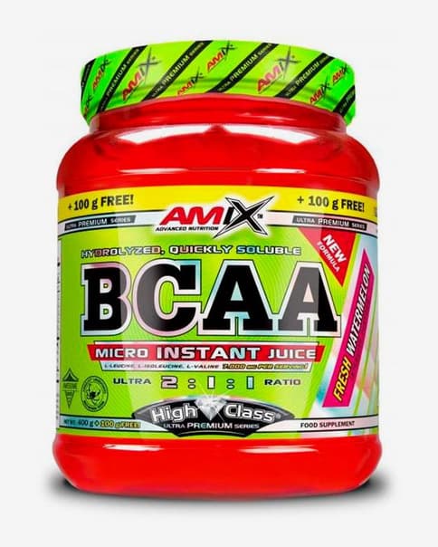 Bote Amix BCAA Micro Instant Juice sabor naranja 500 g