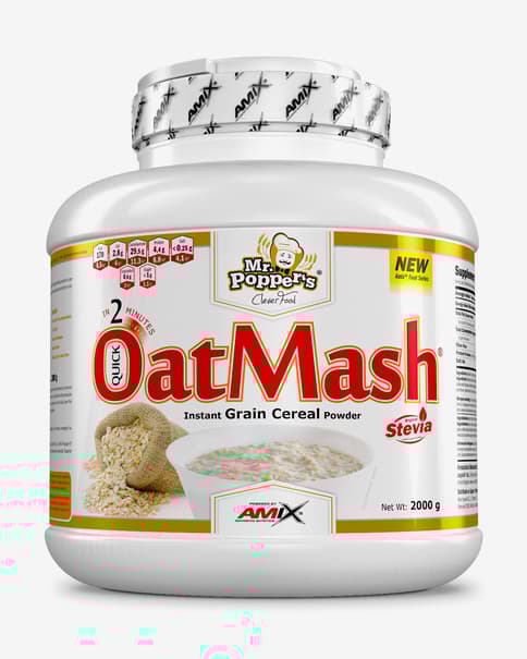 Preparado Harina de avena Amix OatMash sabor banana caramelo 2 kg