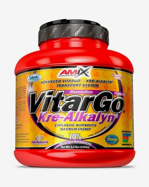 Bote Amix Vitargo+Kre-Alkalyn sabor naranja 2 kg