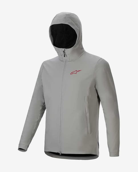 Chaqueta con capucha Alpinestars A-Dura gris claro