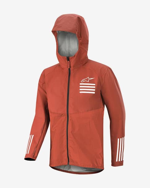 Chaqueta Alpinestars Youth Descender rojo blanco infantil - Chaqueta fina