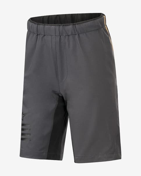 Pantalón corto Alpinestars Youth Alps 4.0 sin badana gris oscuro naranja infantil