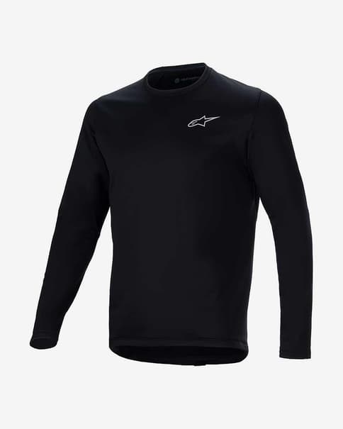 Maillot Alpinestars A-Dura manga larga negro puro