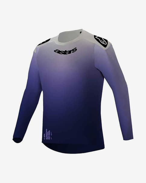 Maillot Alpinestars A-Aria Polartec Maker Elite manga larga violeta