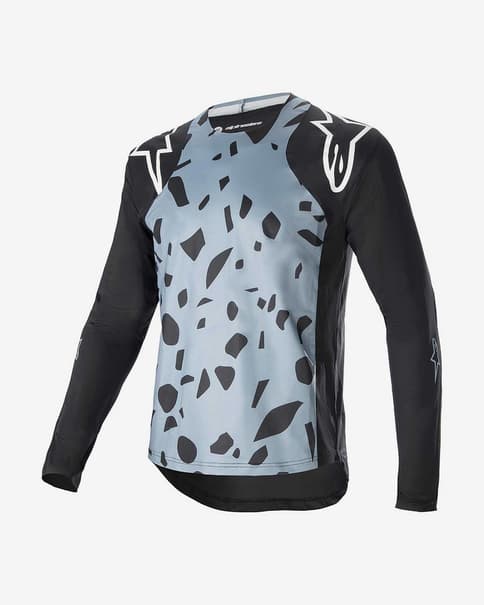 Maillot Alpinestars Techstar Envision manga larga azul negro