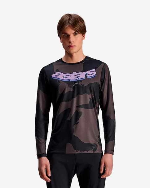 Maillot Alpinestars A-Dura Hollow Camo manga larga negro camuflaje