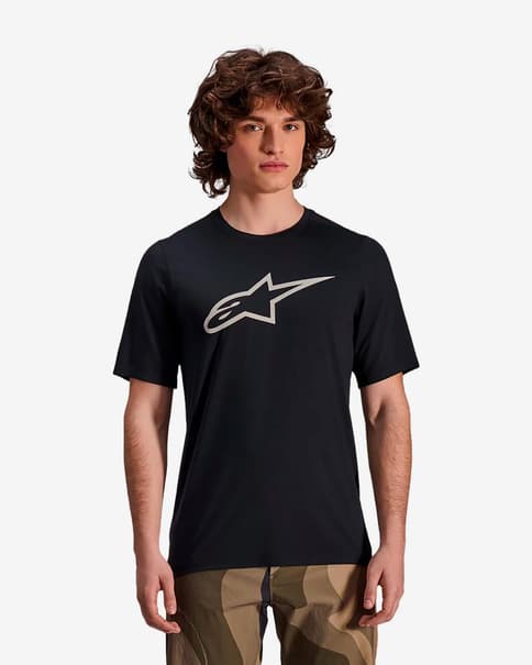 Maillot Alpinestars A-Dura Astar manga corta negro