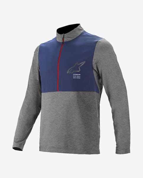 Maillot Alpinestars Nevada manga larga gris azul