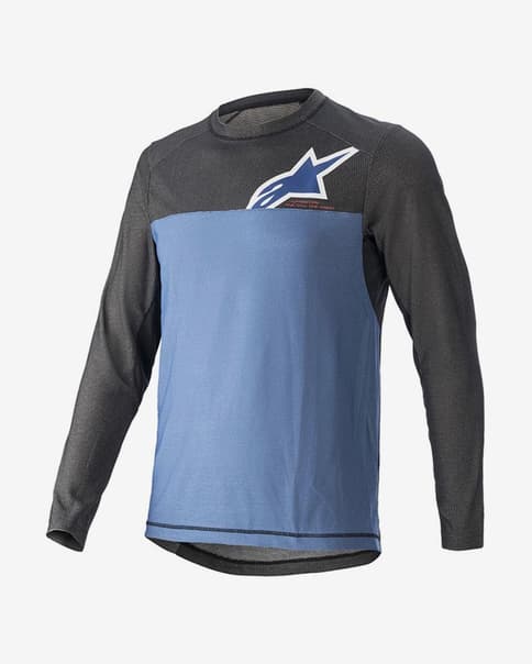 Maillot Alpinestars Alps 8 V2 manga larga azul negro