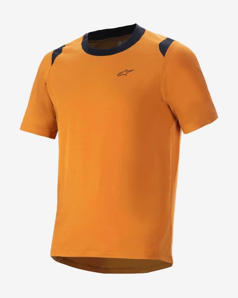 Maillot Alpinestars A-DURA Dri Wool manga corta oro oscuro