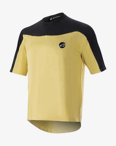 Maillot Alpinestars Drop Meta manga corta amarillo negro