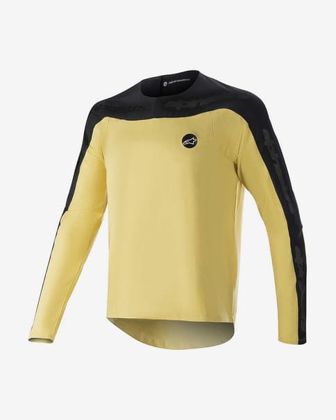 Maillot Alpinestars Drop Meta manga larga amarillo negro