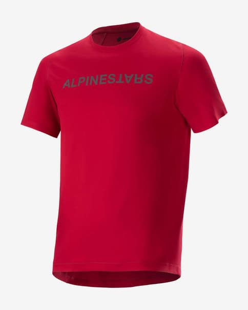Maillot Alpinestars A-ARIA Switch manga corta rojo fluor