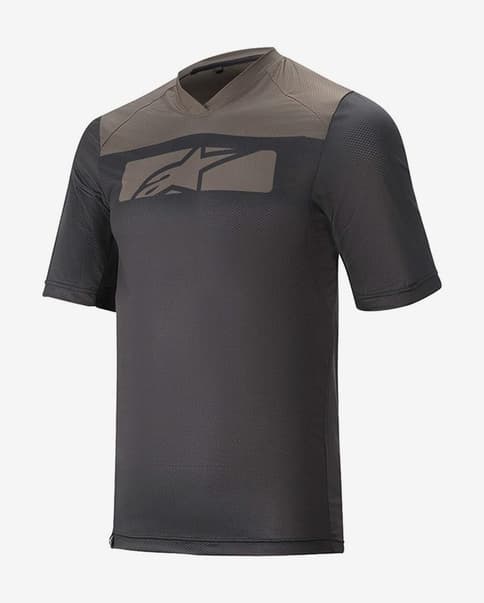 Maillot Alpinestars Drop 4.0 manga corta negro gris oscuro