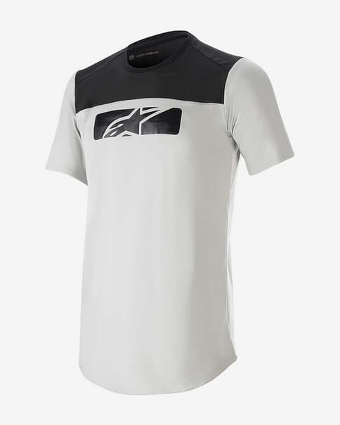 Maillot Alpinestars Drop 4.0 manga corta blanco negro intenso