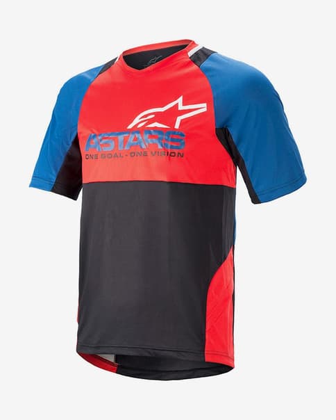 Maillot Alpinestars Alps 8.0 manga corta azul rojo