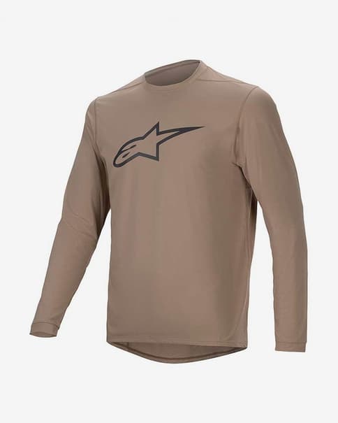 Maillot Alpinestars A-DURA Astar manga larga marrón oscuro